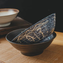 Load image into Gallery viewer, Textured Ramen Bowls | Large Japanese Noodle Dish - 1 Pc