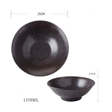 Load image into Gallery viewer, Textured Ramen Bowls | Large Japanese Noodle Dish - 1 Pc