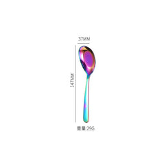 Load image into Gallery viewer, Stainless Steel Flat Bottom Asian Soup Spoons | Long Handle - 1 Pc