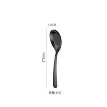 Load image into Gallery viewer, Stainless Steel Flat Bottom Asian Soup Spoons | Long Handle - 1 Pc