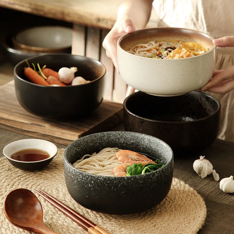 Ramen Bowl Set | Japanese Donburi Bowl With Lid, Spoon