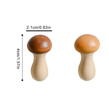 Load image into Gallery viewer, Cute Mushroom Chopstick Rests | Creative Fungi Wooden Chopsticks Holder - 2 Pcs