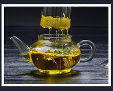 Load image into Gallery viewer, Small Glass Teapot with Infuser and Lid | Heat-Resistant Clear Kettle - 1 Pc