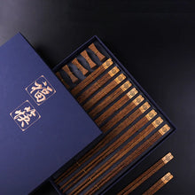 Load image into Gallery viewer, Premium Natural Wood Chinese Chopsticks Gift Box with Holder - 10 Pair Set