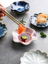 Load image into Gallery viewer, Chinese Soy Sauce Dish | Flower Shape Ceramic Sauce Bowl - 1 Pc