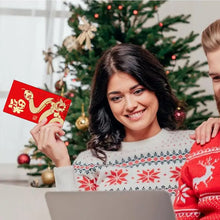 Load image into Gallery viewer, Red & Gold Snake Red Envelopes | Hong Bao Chinese New Year Gifts 2025 - 6 Pc Set