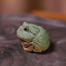Load image into Gallery viewer, Little Horned Toad Tea Pet | Frog Clay Kungfu Mascot - 1 Pc