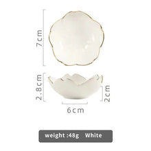 Load image into Gallery viewer, Cute Sakura Flower Soy Sauce Dish | Small Japanese Ceramic Dipping Bowls - 1 Pc