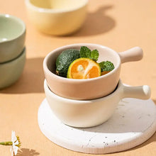 Load image into Gallery viewer, Pastel Soy Sauce Dish Pan | Cute Ceramic Dipping Bowl with Handle - 1 Pc