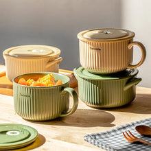 Load image into Gallery viewer, Pastel Ceramic Ramen Bowls | Japanese Instant Noodle Cups - 1 Set