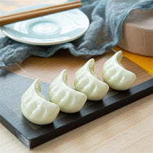 Load image into Gallery viewer, Cute Chopstick Holder | Creative Dumpling Utensil Rest - 1 or 4 Pc