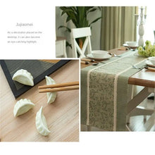 Load image into Gallery viewer, Cute Chopstick Holder | Creative Dumpling Utensil Rest - 1 or 4 Pc