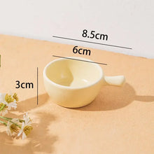 Load image into Gallery viewer, Pastel Soy Sauce Dish Pan | Cute Ceramic Dipping Bowl with Handle - 1 Pc