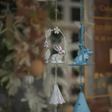 Load image into Gallery viewer, Garden Rabbit Iron Wind Chimes | Japanese Furin Bells - 1 PC