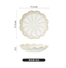 Load image into Gallery viewer, Chinese Soy Sauce Dish | Flower Shape Ceramic Sauce Bowl - 1 Pc