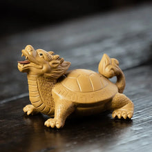 Load image into Gallery viewer, Dragon Turtle Tea Pet | Handmade Clay Chinese Gong Fu Tea Figurine - 1 Pc