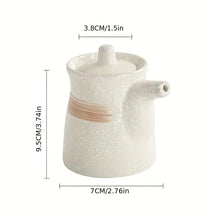 Load image into Gallery viewer, Ceramic Soy Sauce Bottle | Asian Retro Oil, Condiment, Seasoning Kitchen Liquid Dispensers
