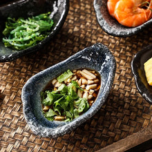 Load image into Gallery viewer, Oyster Shape Soy Sauce Dish | Japanese Ceramic Sauces Bowl - 1 Pc