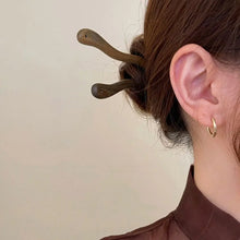 Load image into Gallery viewer, Wavy Wood Hair Stick | Minimalist Womens Hairstyle Pin - 1 Pc