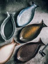 Load image into Gallery viewer, Japanese Fish Shaped Sushi Plates | Large Ceramic Serving Dish - 1 Pc