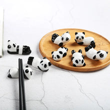 Load image into Gallery viewer, Chinese Chopstick Holder (Panda) — Ceramic Rest