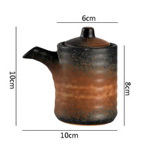 Load image into Gallery viewer, Japanese Retro Ceramic Soy Sauce Bottle Dispenser | Spice Bottle and Seasoning Storage with Spout - 1 Pc