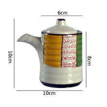 Load image into Gallery viewer, Japanese Retro Ceramic Soy Sauce Bottle Dispenser | Spice Bottle and Seasoning Storage with Spout - 1 Pc