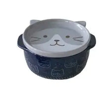 Load image into Gallery viewer, Cute Cat Ramen Bowls | Japanese Ceramic with Handle and Lid - 1 Set
