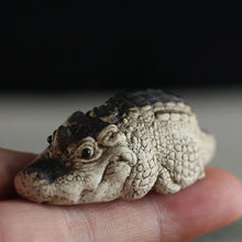 Load image into Gallery viewer, Crocodile Tea Pet | Handmade Chinese Clay Tea Ornaments Mascots Figurines - 1 Pc