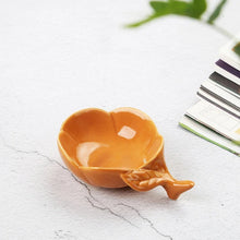 Load image into Gallery viewer, Cute Leaf Soy Sauce Dish | Japanese Ceramic Sushi Bowls for Dipping - 1 Pc