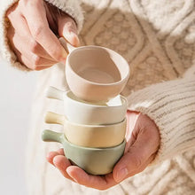 Load image into Gallery viewer, Pastel Soy Sauce Dish Pan | Cute Ceramic Dipping Bowl with Handle - 1 Pc
