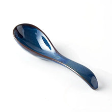 Load image into Gallery viewer, Rustic Japanese Ceramic Soup Spoons | Asian Cutlery Utensils - 1 Pc