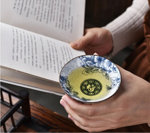 Load image into Gallery viewer, Blue & White Porcelain Kobashi Small Tea Cups | Soy Sauce bowl - 1 PC