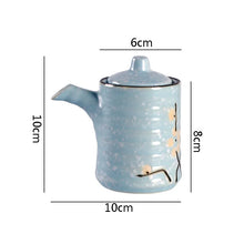 Load image into Gallery viewer, Japanese Retro Ceramic Soy Sauce Bottle Dispenser | Spice Bottle and Seasoning Storage with Spout - 1 Pc