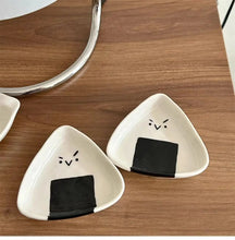Load image into Gallery viewer, Cute Onigiri Soy Sauce Plate | Japanese Rice Ball Small Dish - 1 Pc