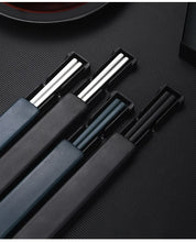 Load image into Gallery viewer, Portable 304 Stainless Steel Chopstick with Case Box for Lunch Tableware