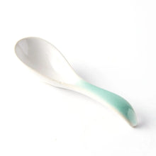 Load image into Gallery viewer, Rustic Japanese Ceramic Soup Spoons | Asian Cutlery Utensils - 1 Pc