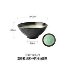 Load image into Gallery viewer, Japanese Porcelain Ramen Bowl | Large Noodle Soup Asian Bowls - 1 Pc