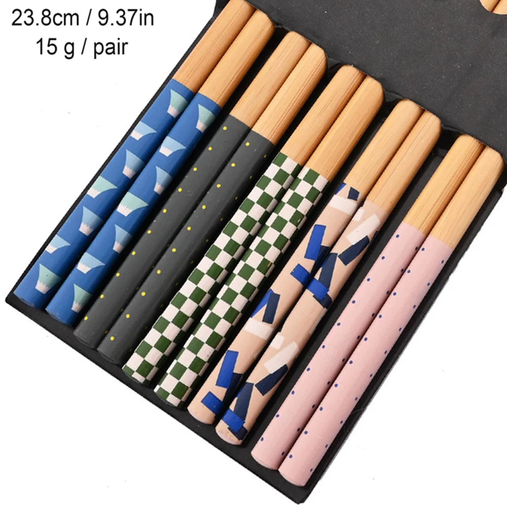 5 Pairs Natural Bamboo Chopsticks Reusable Classic Japanese Style Chop Sticks Gift Sets Dishwasher Safe 8 8 Inch 5 Pairs Natural Bamboo Chopsticks Reusable Classic Japanese Style Chop Sticks Gift Sets Dishwasher Safe 8 8 Inch