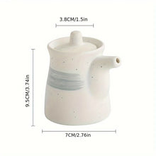 Load image into Gallery viewer, Ceramic Soy Sauce Bottle | Asian Retro Oil, Condiment, Seasoning Kitchen Liquid Dispensers