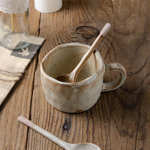 Load image into Gallery viewer, Minimalist Retro Ceramic Soup Spoon | Neutral Stoneware - 1 Pc