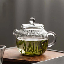 Load image into Gallery viewer, Mini Clear Glass Teapot | Small Borosilicate For Individual Serving - 1 Pc