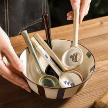 Load image into Gallery viewer, Japanese Ceramic Soup Spoon