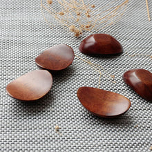 Load image into Gallery viewer, Japanese Wooden Chopstick Rest | Brown Curved Tableware Holders - 1 Pc