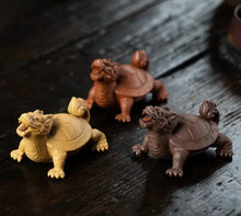 Load image into Gallery viewer, Dragon Turtle Tea Pet | Handmade Clay Chinese Gong Fu Tea Figurine - 1 Pc