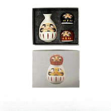 Load image into Gallery viewer, Japanese Daruma Sake Set | Tokkuri Bottle and 2 Ochoko Cup