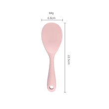Load image into Gallery viewer, Cute Silicone Rice Paddle | Hanging Pink Blue Purple Non-Stick Spoon - 1PC