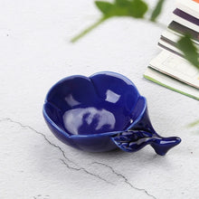 Load image into Gallery viewer, Cute Leaf Soy Sauce Dish | Japanese Ceramic Sushi Bowls for Dipping - 1 Pc