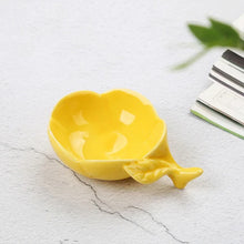 Load image into Gallery viewer, Cute Leaf Soy Sauce Dish | Japanese Ceramic Sushi Bowls for Dipping - 1 Pc