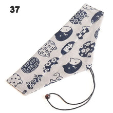 Load image into Gallery viewer, Japanese Portable Chopsticks & Spoon in Pouch | Travel Cotton Linen Fabric Bag - 1 Set